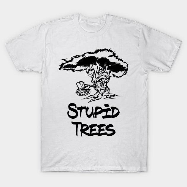 Disc Golf Stupid Trees T-Shirt by CaptainHobbyist